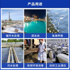 萬化易購強(qiáng)氯精200g消毒粉強(qiáng)氯精殺菌滅藻劑泳池污水處理劑